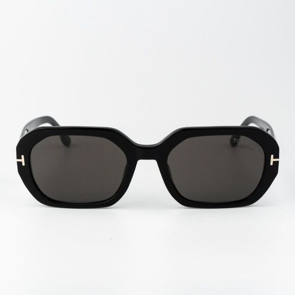 Tom Ford Women Sunglasses Black Smoke Square VERONIQUE-02 FT0917 01A main image 5